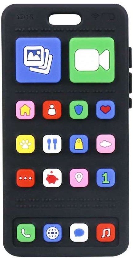 Liefjes & Co Baby Afstandsbediening + Baby Telefoon – Babyspeelgoed 100% Siliconen Speelgoed