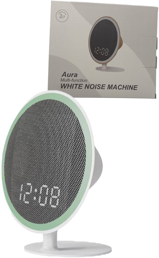 Liefjes & Co White Noise - Witte Ruis Apparaat - Klok - Slaaptrainer - Bluetooth Speaker