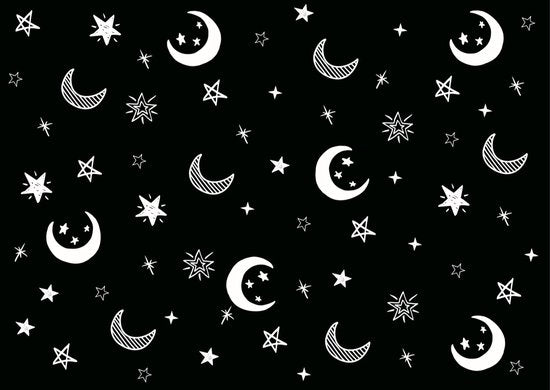 Liefjes & Co Portable Blackout Star Curtain – Verduisteringsgordijn met Zuignappen – Geschikt voor Ramen tot 130×200 cm