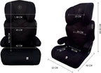 Liefjes & Co Moveup Autostoel – i-Size – Groep 2/3 (100–150 cm) Memory Foam - Afstelbare hoofdsteun - Booster