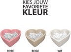 Liefjes & Co Fluffy Wit Hart Ballenbak Met 200 Ballen – Baby & Kinder Ballenbad – Zacht Foam – Speelgoed