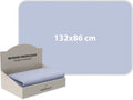 Liefjes & Co - Matrasbeschermer - Wasbare Onderleggers - Anti Slip - Bedbeschermer - Matrasonderlegger - Blauw 132x86 CM