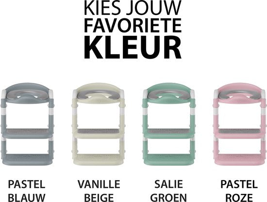 Liefjes & Co WC Verkleiner met Trapje - Potje Peuter - Toilettrainer Roze