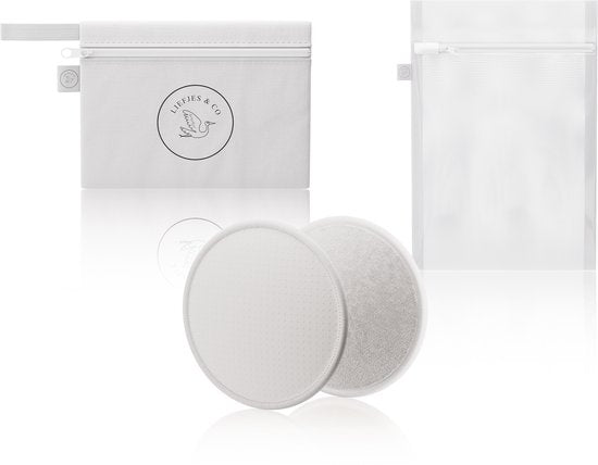 Liefjes & Co Wasbare Zoogcompressen – 16 stuks – Antislip & Herbruikbaar