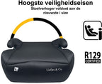 Liefjes & Co Autostoel iSize - Booster Isofix - Zitverhoger Isofix - 125 / 150 cm
