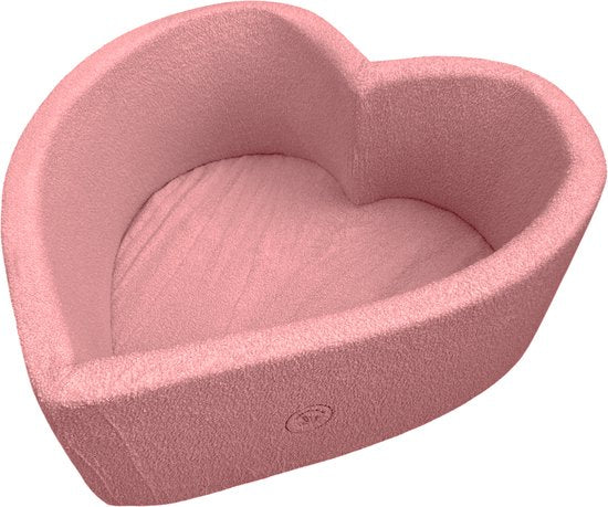 Liefjes & Co Fluffy Roze Hart Ballenbak Met 200 Ballen – Baby & Kinder Ballenbad – Zacht Foam – Speelgoed