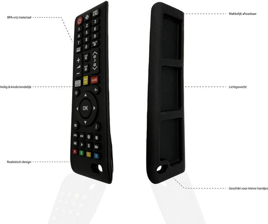 Liefjes & Co Baby Afstandsbediening – Babyspeelgoed 100% Siliconen Speelgoed - Kraamcadeau