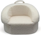 Liefjes & Co Teddy Fluffy Sofa - Kinderfauteuils - Kinderstoel - Kindersofa - Wit