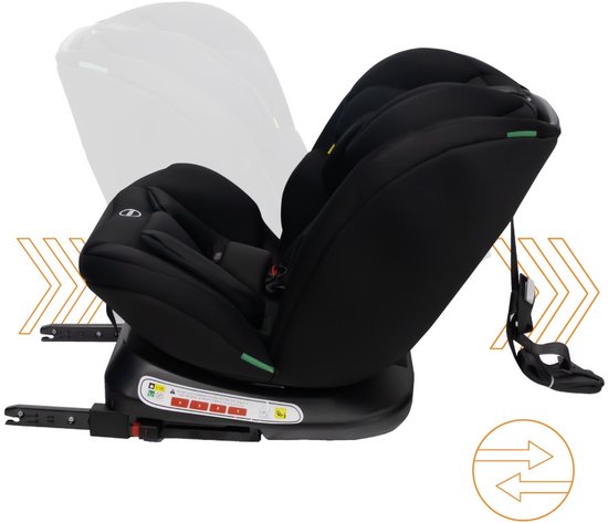 Liefjes & Co Growsafe Autostoel – i-Size 4-in-1 – 360° Draaibaar – ISOFIX & Top Tether – Groep 0/1/2/3 (40–150 cm)