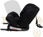Liefjes & Co Growsafe Autostoel – i-Size 4-in-1 – 360° Draaibaar – ISOFIX & Top Tether – Groep 0/1/2/3 (40–150 cm)