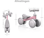 Liefjes & Co Loopfiets / Driewieler vanaf 1 Jaar Pastelroze