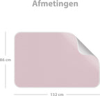 Liefjes & Co - Matrasbeschermer - Wasbare Onderleggers - Anti Slip - Bedbeschermer - Matrasonderlegger - Roze 60x45CM