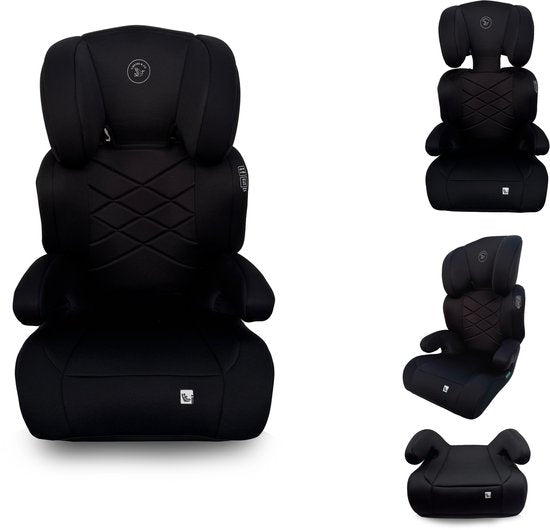Liefjes & Co Moveup Autostoel – i-Size – Groep 2/3 (100–150 cm) Memory Foam - Afstelbare hoofdsteun - Booster