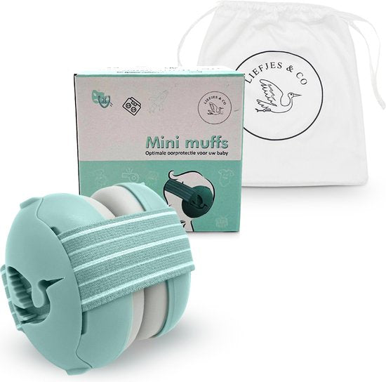 Liefjes & Co Baby - Verstelbaar Gehoorbescherming Voor Baby - Peuter - Kind - 23 dB - Blauw