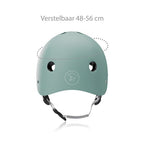 Liefjes & Co – Fietshelm Kind - Kinderhelm – Saliegroen Maat S (48–56 cm) – Verstelbaar – Ventilerend – Met Kinbescherming