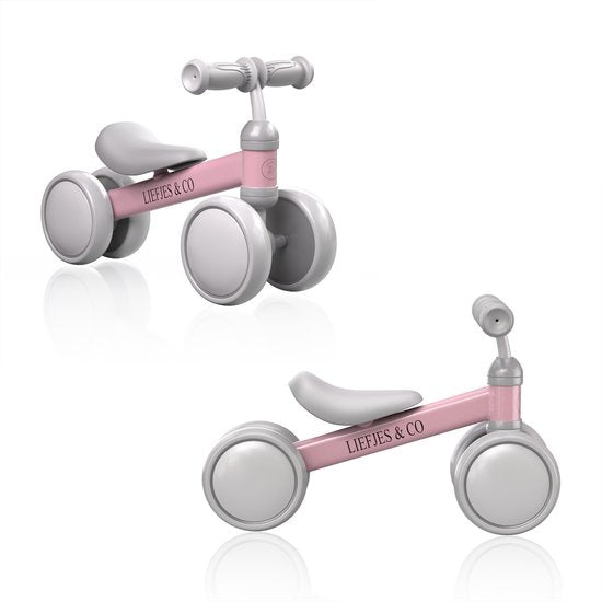 Liefjes & Co Loopfiets / Driewieler vanaf 1 Jaar Pastelroze