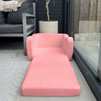 Liefjes & Co Teddy 2 in 1 Sofa - Kinderfauteuils - Kinderstoel - Kindersofa - Roze