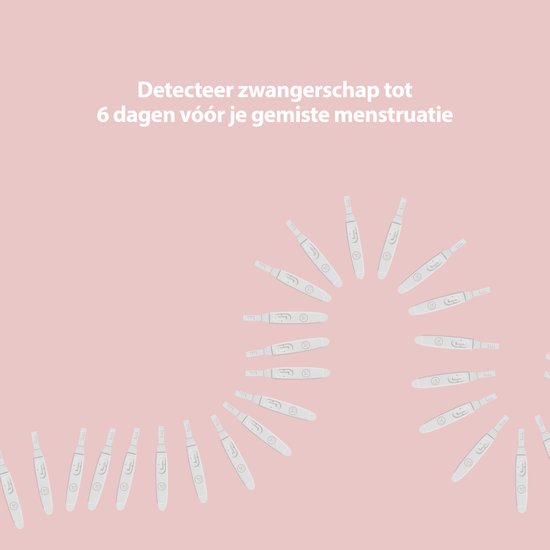 Liefjes & Co Zwangerschapstest Midstream (10 stuks) – Extra Vroege Detectie – Zeer Betrouwbaar
