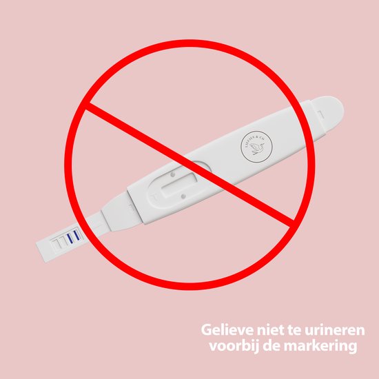 Liefjes & Co Zwangerschapstest Midstream (10 stuks) – Extra Vroege Detectie – Zeer Betrouwbaar