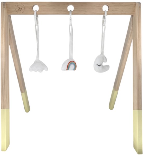 Liefjes & Co Babygym - Hout - Boter Geel