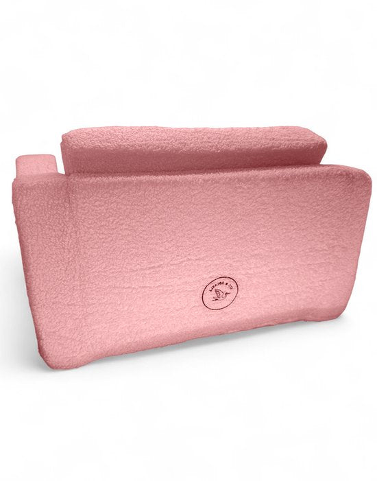 Liefjes & Co Teddy 2 in 1 Sofa - Kinderfauteuils - Kinderstoel - Kindersofa - Roze