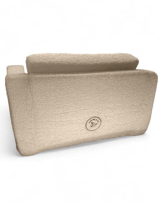Liefjes & Co Teddy 2 in 1 Sofa - Kinderfauteuils - Kinderstoel - Kindersofa - Beige