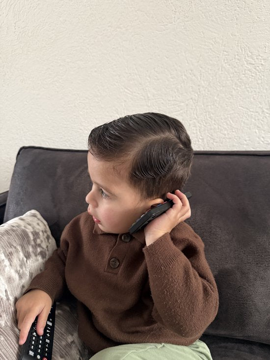 Liefjes & Co Baby Afstandsbediening + Baby Telefoon – Babyspeelgoed 100% Siliconen Speelgoed