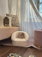 Liefjes & Co Teddy Fluffy Sofa - Kinderfauteuils - Kinderstoel - Kindersofa - Wit