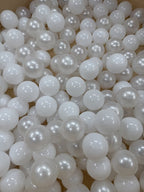 Liefjes & Co Fluffy Beige Hart Ballenbak Met 200 Ballen – Baby & Kinder Ballenbad – Zacht Foam – Speelgoed