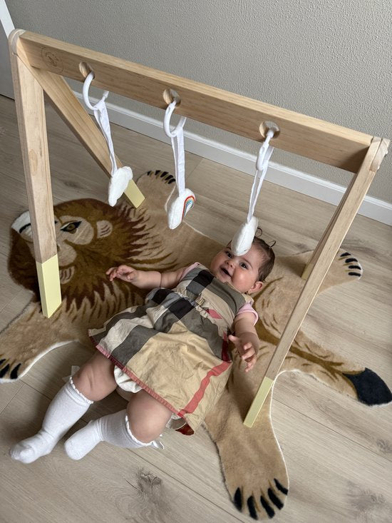Liefjes & Co Babygym - Hout - Boter Geel