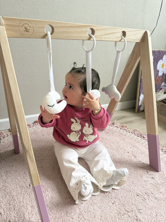 Liefjes & Co - Babygym - Hout - Baby Pink