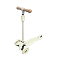 Liefjes & Co Children's Scooter - 3-Wheel Scooter - With Light-Up Wheels - 2-6 Years - Vanilla Beige