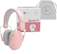 Liefjes & Co Hushy Hearing Protection for Children and Toddlers – Ear Protectors - Earmuffs for Children Pink