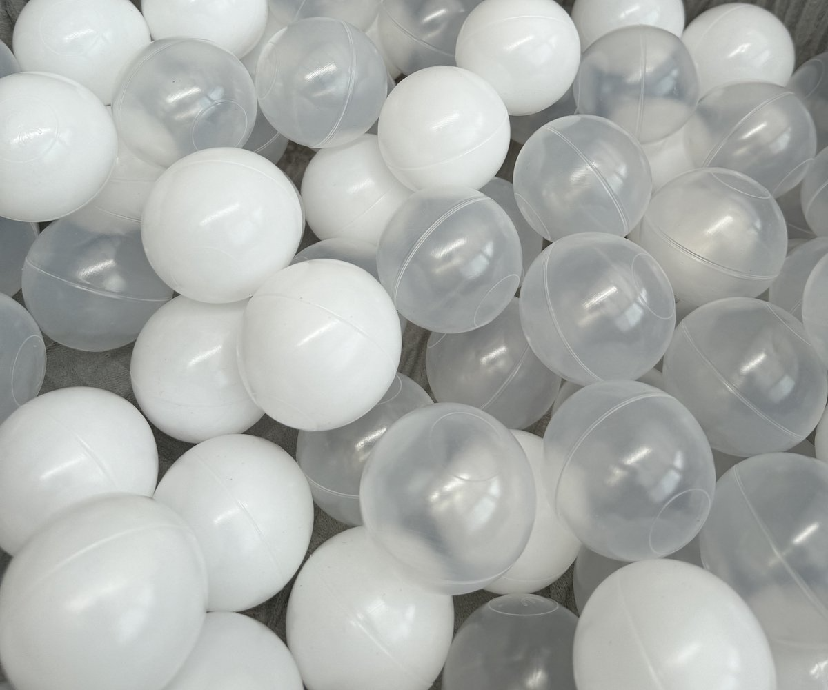 Velvet Gray Ball Pit Round with 200 BPA-free Balls – Baby & Children's Ball Pool – Soft Foam – Toys