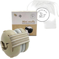 Liefjes & Co Baby - Adjustable Hearing Protection for Babies, Toddlers, and Children - 23 dB - Beige