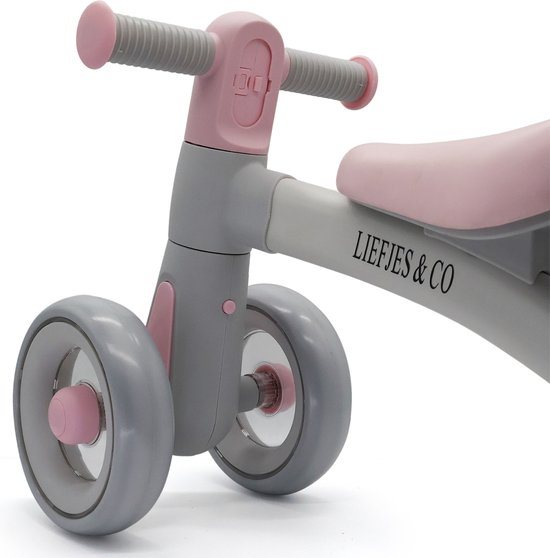 Liefjes & Co Balance Bike / Tricycle from 1 Year Baby Pink