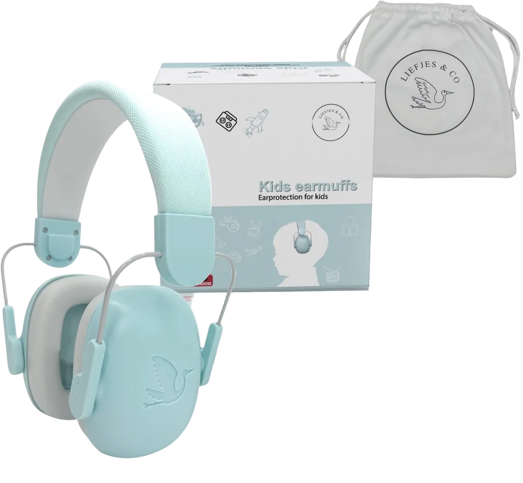 Liefjes & Co Hushy Hearing Protection for Children and Toddlers – Hearing Protectors - Earmuffs for Children Blue