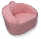 Liefjes & Co Teddy Fluffy Sofa - Children's Armchairs - Children's Chair - Children's Sofa - Pink