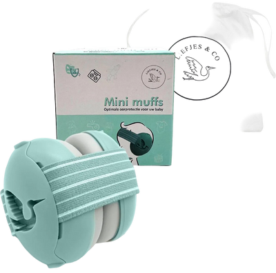 Liefjes & Co Baby - Adjustable Hearing Protection for Babies - Toddlers - Children - 23 dB - Blue