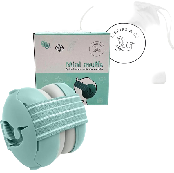 Liefjes & Co Baby - Adjustable Hearing Protection for Babies - Toddlers - Children - 23 dB - Blue