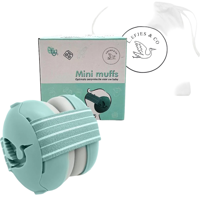 Liefjes & Co Baby - Adjustable Hearing Protection for Babies - Toddlers - Children - 23 dB - Blue
