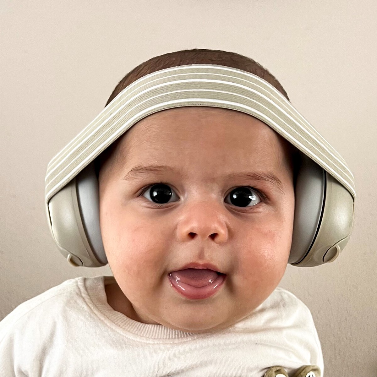 Liefjes & Co Baby - Adjustable Hearing Protection for Babies, Toddlers, and Children - 23 dB - Beige