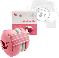 Liefjes & Co Baby - Adjustable Hearing Protection for Babies - Toddlers - Children - 23 dB - Pink
