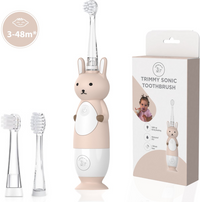 Liefjes & Co Flimmy – Beige Sonic Electric Toothbrush Child & Baby 0-4 Years – With Timer