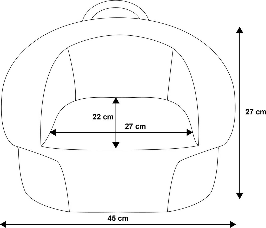 Liefjes & Co Teddy Fluffy Sofa - Children's Armchairs - Children's Chair - Children's Sofa - Pink