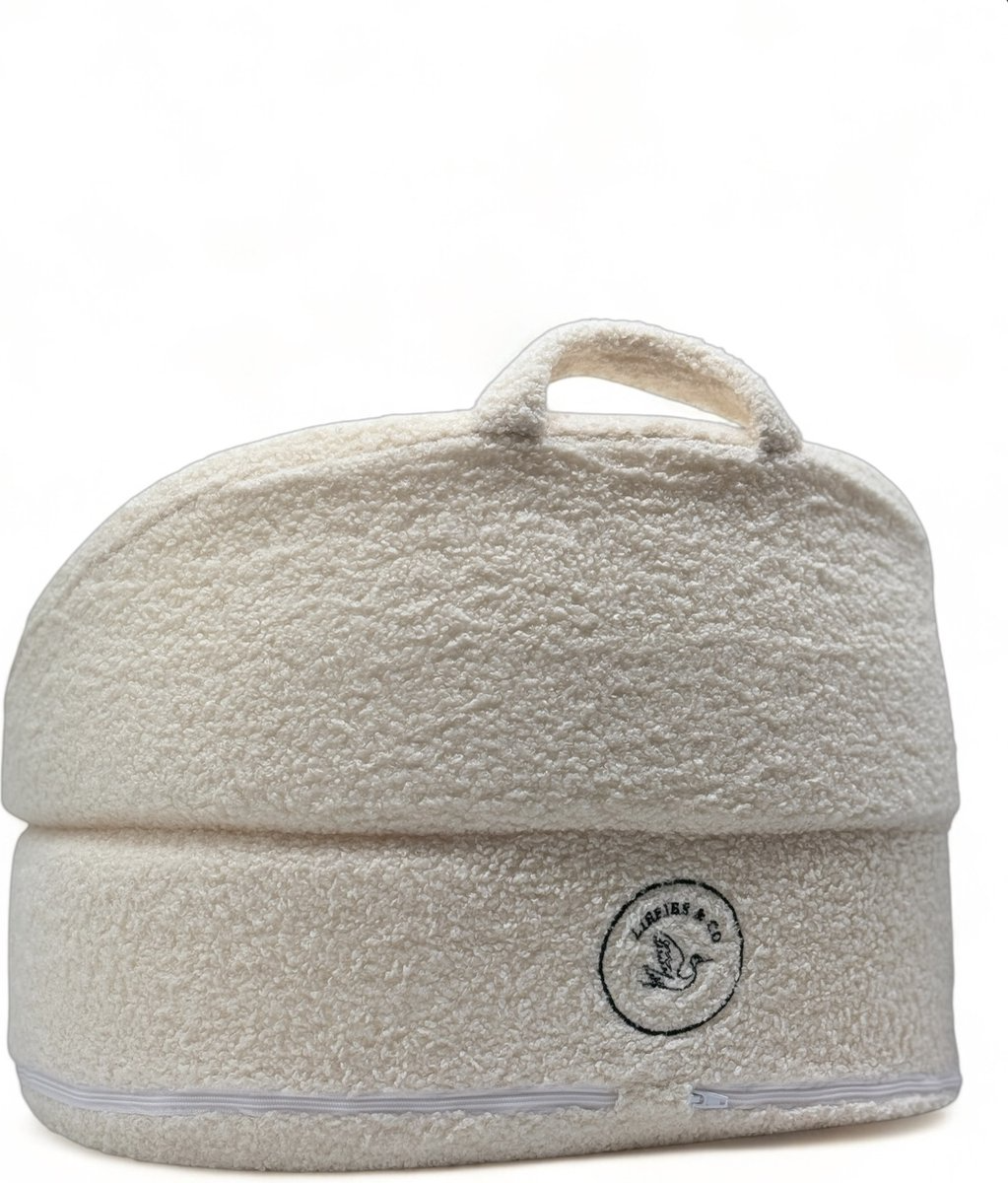 Liefjes & Co Teddy Fluffy Sofa - Children's Armchairs - Children's Chair - Children's Sofa - White