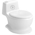 Liefjes & Co Plaspotje - Wc-trainer - Kinder toilet met doorspoel geluid Wit