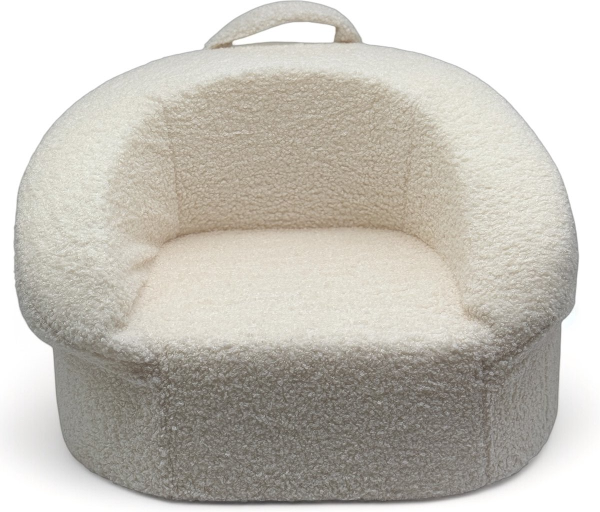 Liefjes & Co Teddy Fluffy Sofa - Children's Armchairs - Children's Chair - Children's Sofa - White