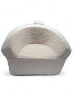 Liefjes & Co Teddy XL Fluffy Sofa - Children's Armchairs - Children's Chair - Children's Sofa - White
