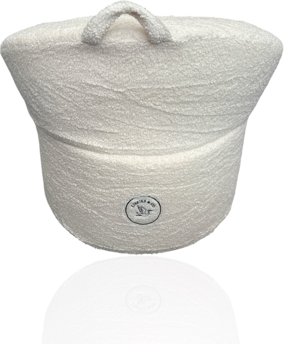 Liefjes & Co Teddy XL Fluffy Sofa - Children's Armchairs - Children's Chair - Children's Sofa - White